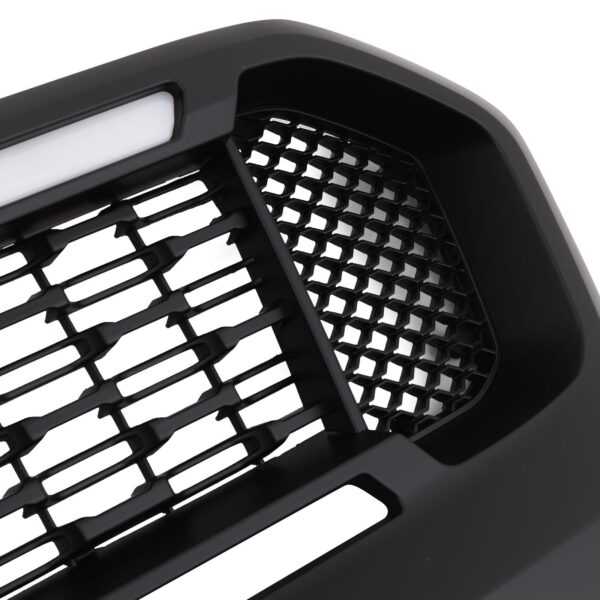 Ford Ranger T7 15-18 Black Grille With LED Lights - Image 3