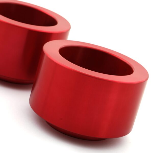 Suzuki Jimny 1998-2018 60mm x4 Red Front & Rear Levelling Spacers - Image 4