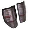 Ford Ranger T6 T7 T8 12-21 Rear Smoked LED Tail Lights - Image 6