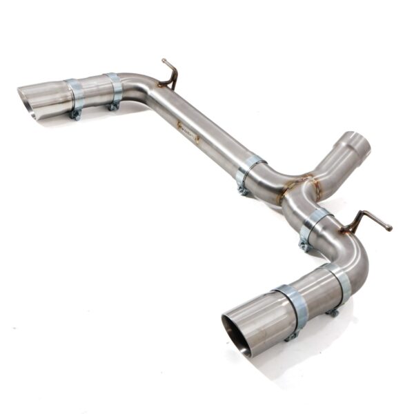 BMW 2 Series F22 F23 M235i 3.0 N55 14-16 - 3" Brushed Exhaust Backbox Delete - Slash Cut Tips
