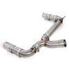 BMW 2 Series F22 F23 M235i 3.0 N55 14-16 - 3" Brushed Exhaust Backbox Delete - Slash Cut Tips - Image 3