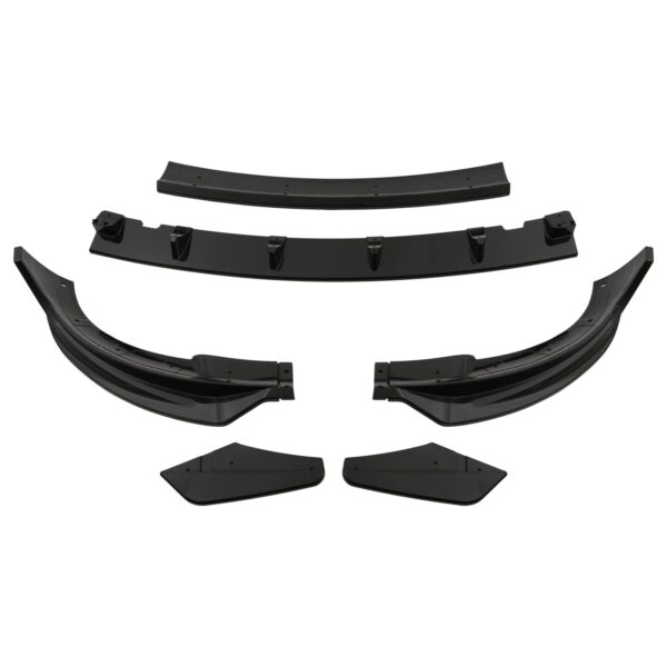 Gloss Black Front Bumper Splitter For Tesla Model Y 2020+ - Image 2