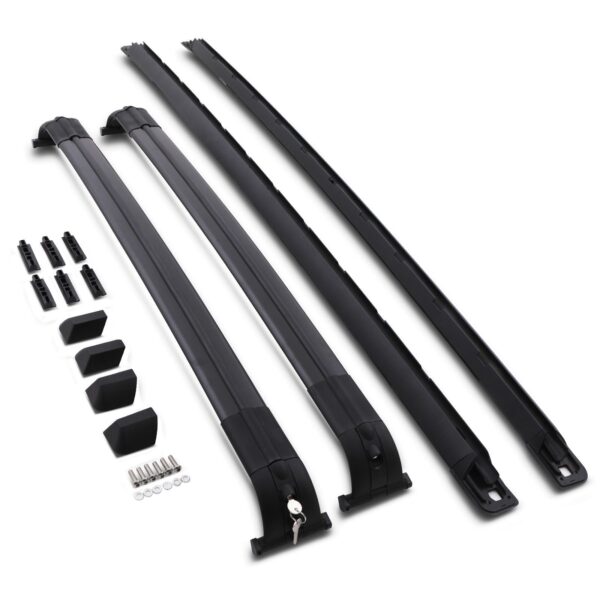 4x4 Black Roof Cross Bars To Fit Range Rover Vogue Hse L322 02-12 - Image 3