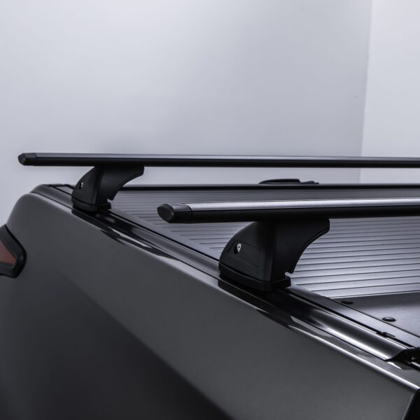 Black Universal Truck Bed Rail Cross Bars - Image 2